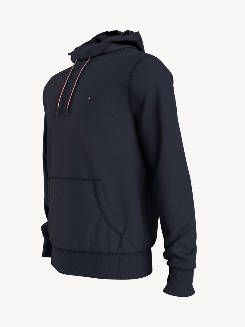 Férfi Tommy Hilfiger Essential popover Hoodies Sötétkék | HU 1224AHK